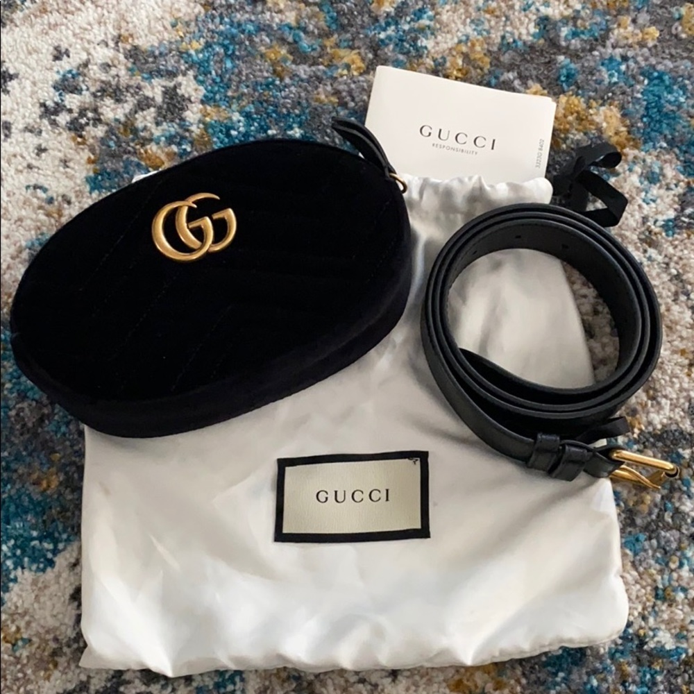 Gucci GG Marmont is 2.0 Belt Bag Size 85